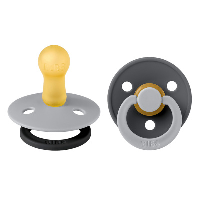 Набор пустышек латексных Studio Colour Fusion 2 шт от 6 мес Cloud/Iron mix Bibs 12028103 1